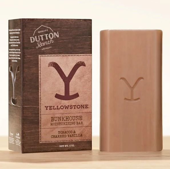 TRU WESTERN YELLOWSTONE 'BUNKHOUSE' MOISTURIZING BAR  - TOBACCO & CHARRED VANILLA 
