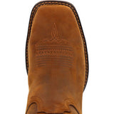 Durango Rebel Mens Waterproof Steel Toe Western Work Boots - Saddle Brown