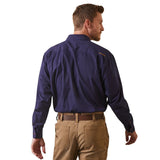 Ariat Rebar Mens Long Sleeve Work Shirt - Navy [sz:s]