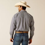ARIAT TATUM MENS LONG SLEEVE SHIRT - DRESS BLUE [SZ:M]