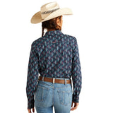 ARIAT TEAM KIRBY STRETCH LONG SLEEVE SHIRT - BACKWOODS IKAT [SZ:XS]