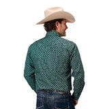 Roper Amarillo Collection Long Sleeve Shirt - Green
