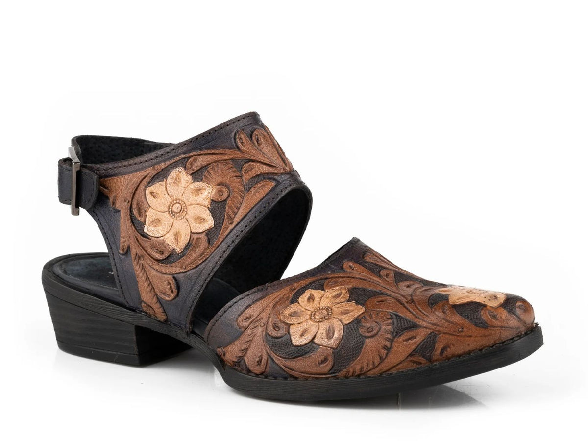 Roper Dianna Womens Shorty Mule - Brown [sz:7.0]