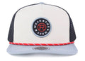 ROPER TRUCKERS CAP - PETROL/CREAM/BLACK 