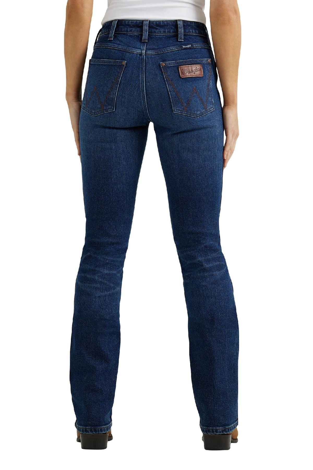 WRANGLER BAILEY HI-RISE WOMENS RETRO BOOT CUT JEANS [SZ:25]