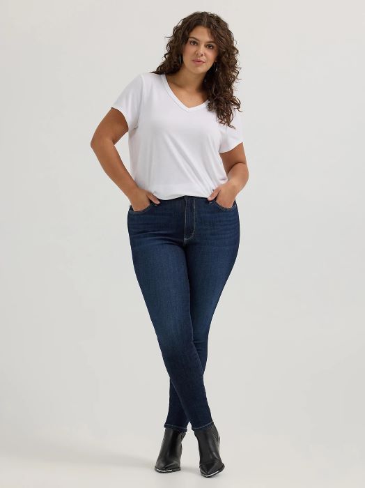 Wrangler Bespoke Womens High Rise Skinny 29" Leg Jean - Rae [sz:25]