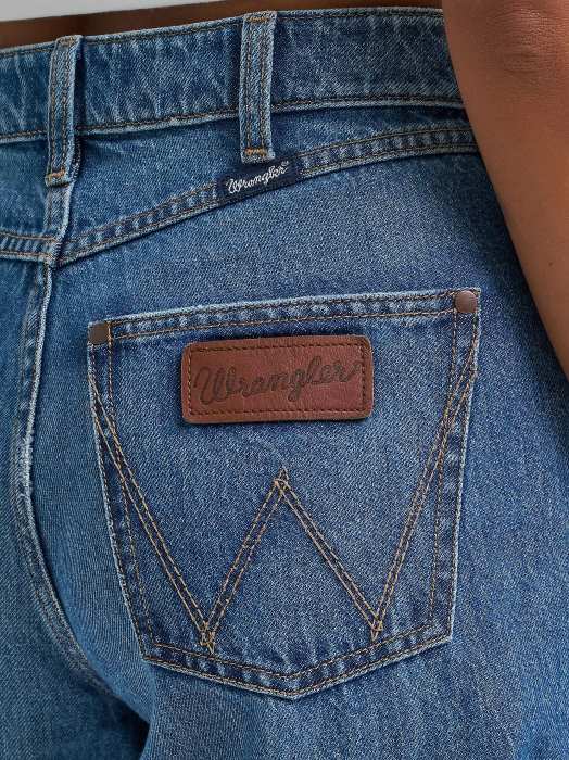 Wrangler Womens Retro Hi Rise Wide Leg Bailey Jeans [sz:26]