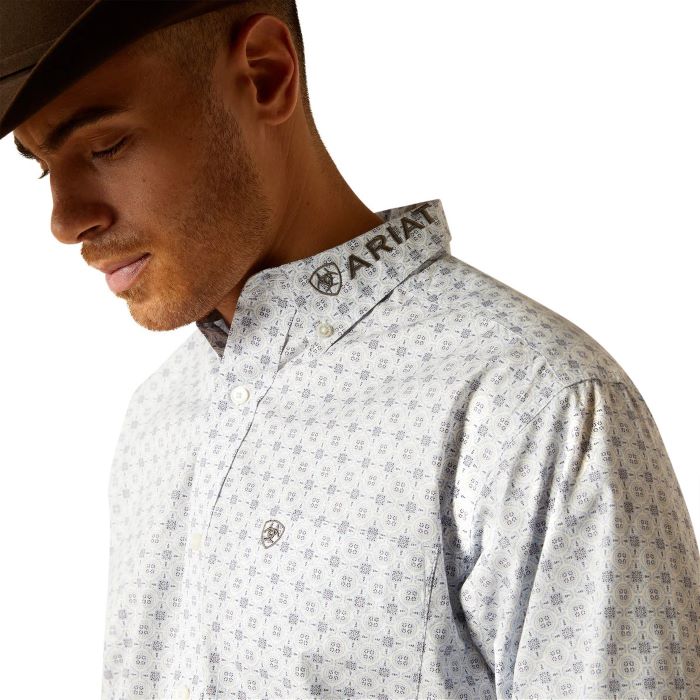ARIAT TEAM KODY MENS LONG SLEEVE SHIRT - LIGHT BLUE [SZ:M]