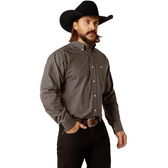 ARIAT FIELDS WRINKLE FREE MENS LONG SLEEVE SHIRT [SZ:M]
