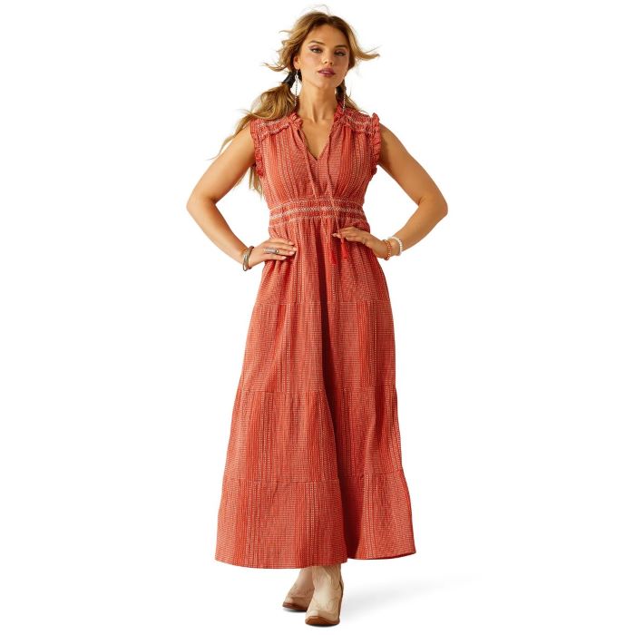 Ariat Sunset State Of Mind Dress - Chili [sz:s]