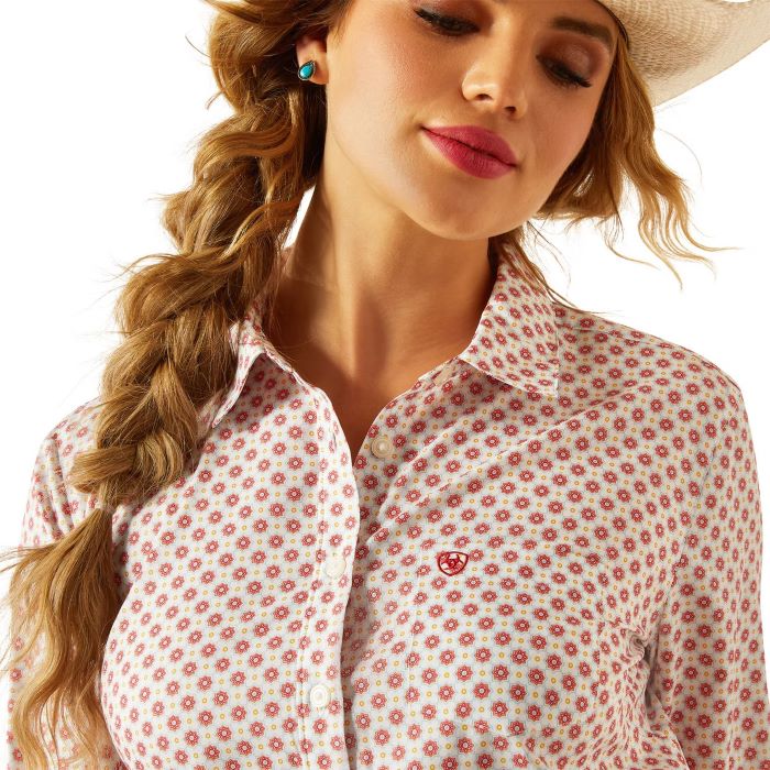 Ariat Kirby Pro Womens Long Sleeve Shirt - Elio Geo [sz:s]