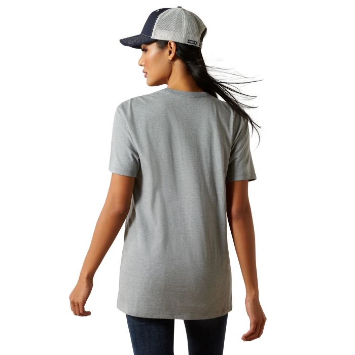 Ariat Family Farm Womens Short Sleeve Tee - Ice Berg [sz:xs]