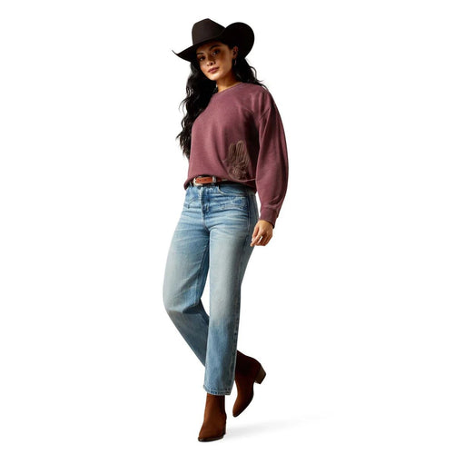 Ariat Cheyenne Womens Ultra High Rise Tomboy Straight Jean - Candy [sz:27r]