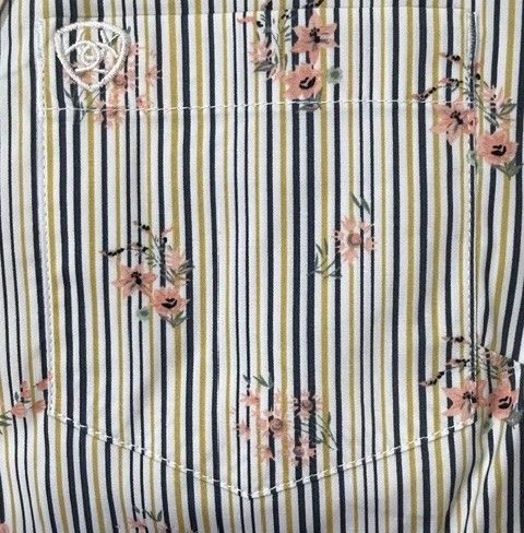 Ariat Vintage Floral Womens Kirby Longsleeve Shirt - Floral Stripe [sz:s]