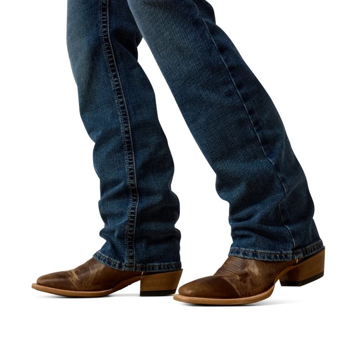 Ariat Mens M4 Thornton Relaxed 34" Boot Cut Jean - Heath [sz:30]