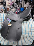 Saddle Phillipe Fontaine Ap Blk 17.5