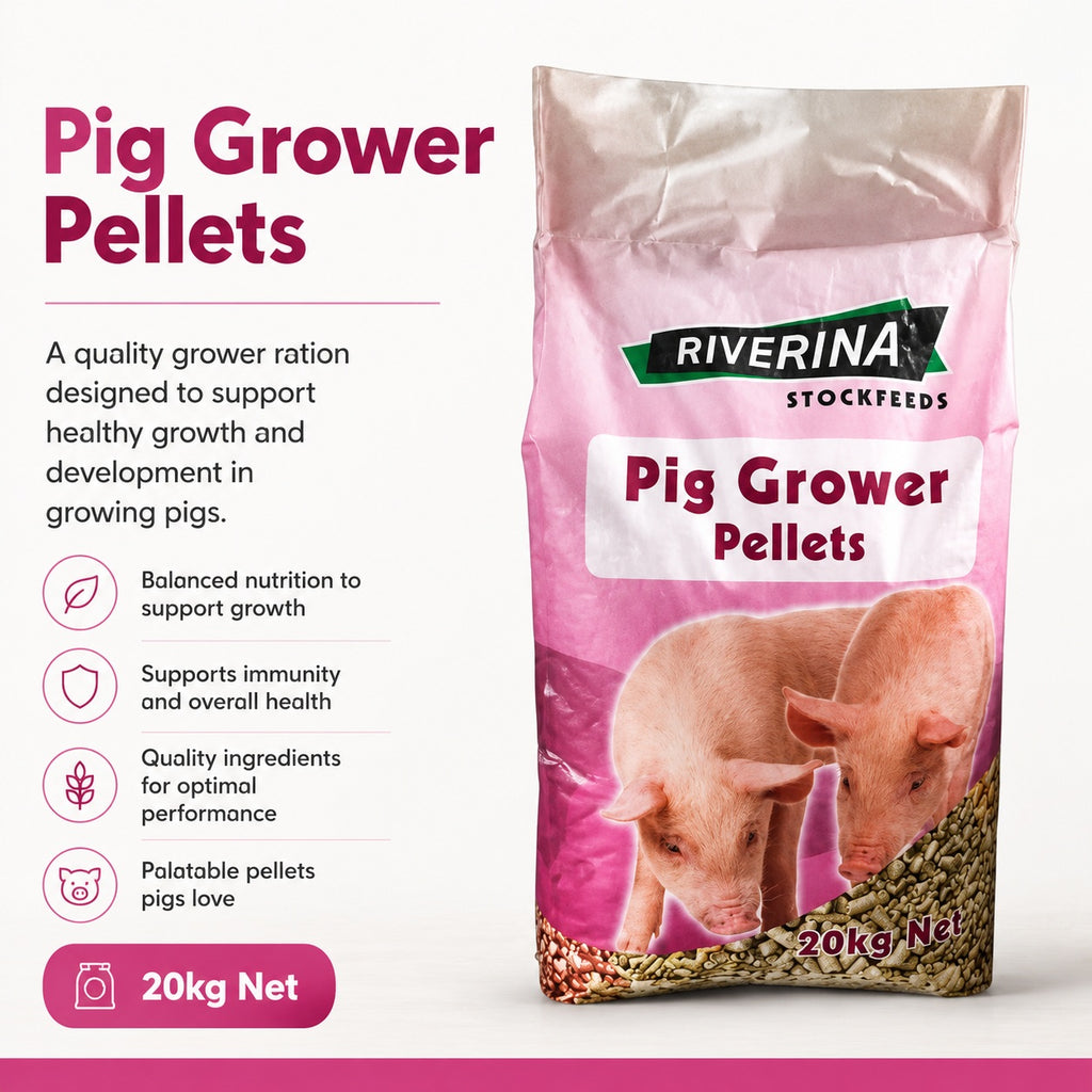 Pig Grower Pellets Riverina 20kg 