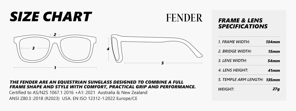 Gidgee Eyes Sunglasses Fender Blue