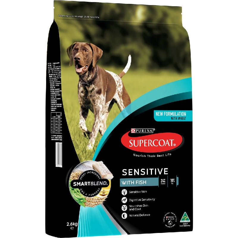 Supercoat Dog Adult Senior Fish 2.6kg