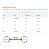 Bit Cavalier Loose Ring Training Snaffle Bit With Gold Mouth
