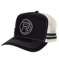 ROPER TRUCKER LOGO CAP - BLACK 