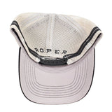 ROPER TRUCKER LOGO CAP - BLACK 