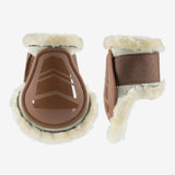 Horze Caliber Tendon Fetlock Boot Set Robe Brown