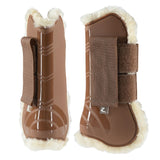 Horze Caliber Tendon Fetlock Boot Set Robe Brown
