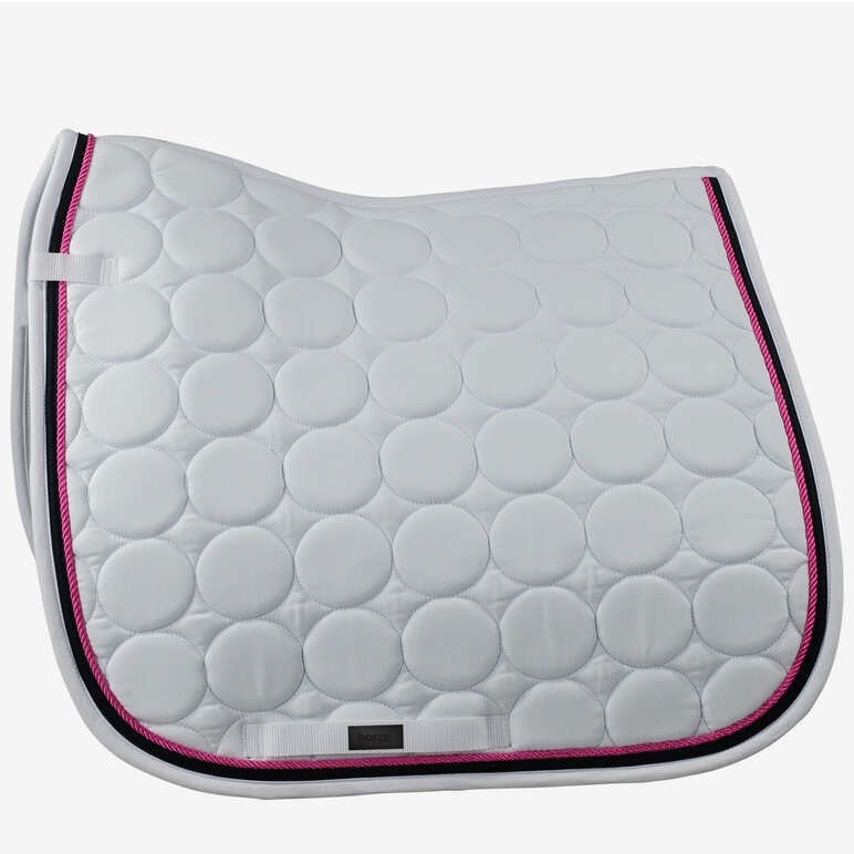 Saddlepad Horze Dressage Miami White Full