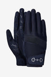 Horze Arielle Junior Summer Gloves - Dark Blue