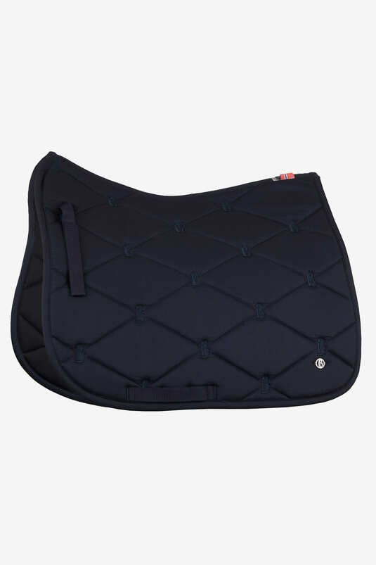 B Vertigo Laurel Dressage Saddlepad - Dark Blue