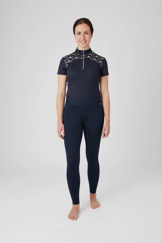 Horze Tessa Womens Fullgrip Tights - Navy