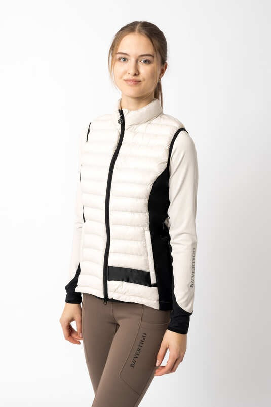 B VERTIGO SIA LADIES ULTRALIGHT VEST - MOONBEAM [SZ:EU 36/ AU 8]