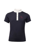 HORZE NYRA KIDS SHOW SHIRT - DARK NAVY [SZ:S]