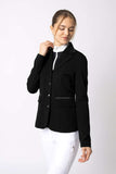 HORZE NOVA WOMENS SHOW JACKET - BLACK [SZ:EU 34/ AU 6]