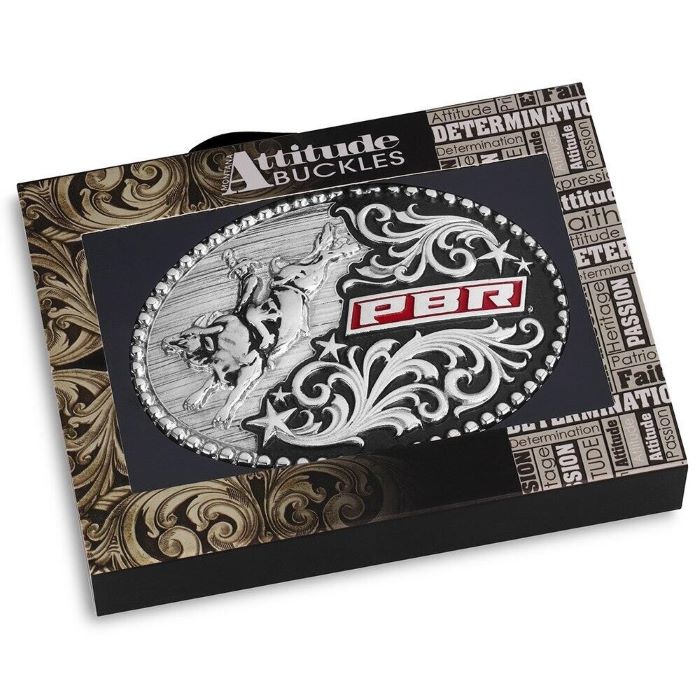 Montana Silversmith Western Buckle - Eight Seconds Style Pbr 