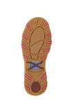 TWISTED X PINK STITCH WOMENS CELLSTRETCH SLIPON - BOMBER/BLUE/PINK [SZ:5.5]