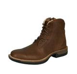 TWISTED X MENS 6" TECH X1 ZIP SIDE BOOT - BROWN [SZ:9.0]