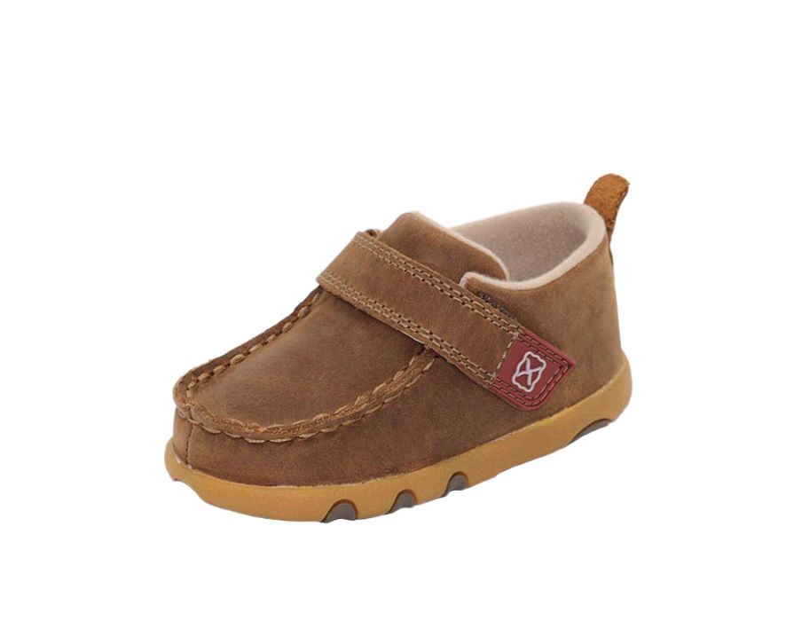 TWISTED X INFANTS CASUAL MOCS - TAN [SZ:J2]