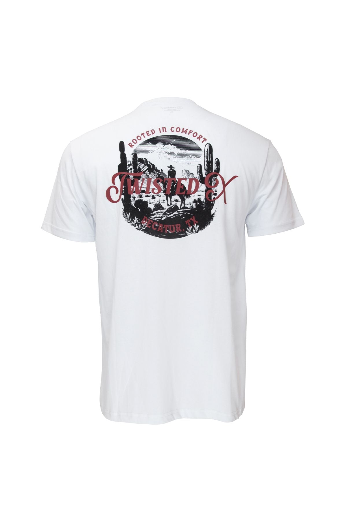 TWISTED X MENS WHITE HORSE TEE [SZ:M]