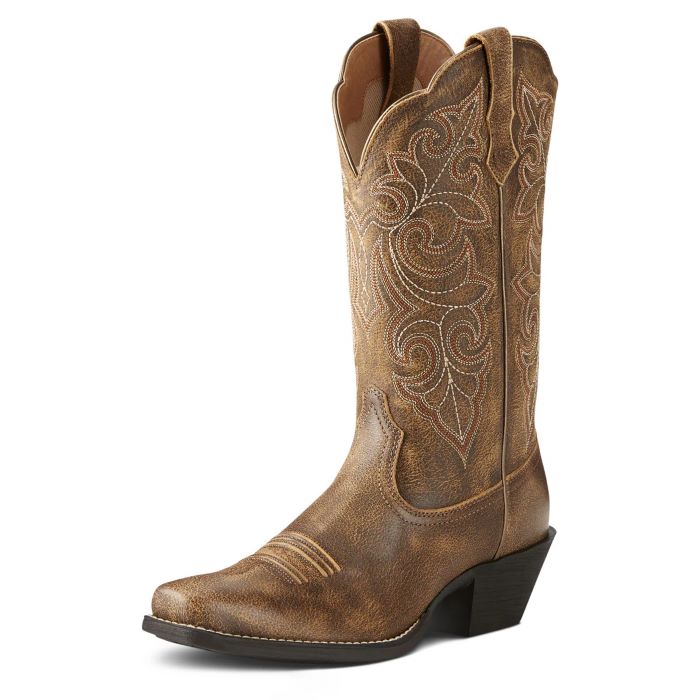 ARIAT WOMENS ROUND UP SQUARE TOE - VINTAGE BOMBER [SZ:7.0B]