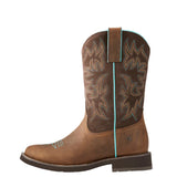 Ariat Delilah Womens Round Toe Boots - Distressed Brown/fudge