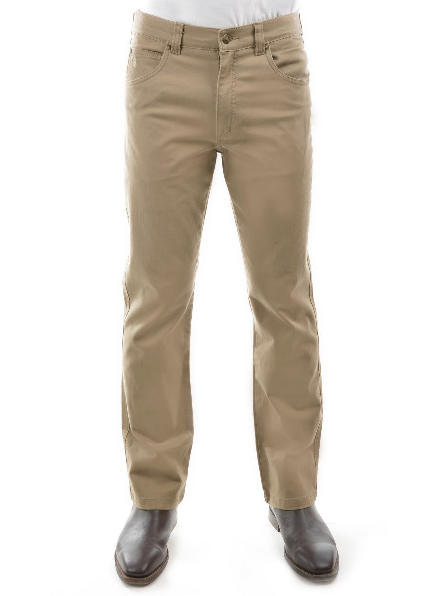 Thomas Cook Mens Stretch Moleskin Jeans 34" Leg - Sand [sz:34]