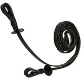 REINS JEREMY & LORD COVERED LEATHER NAPPA GRIP 4'9 - BLACK 