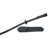 REINS JEREMY & LORD COVERED LEATHER NAPPA GRIP 4'9 - BLACK 