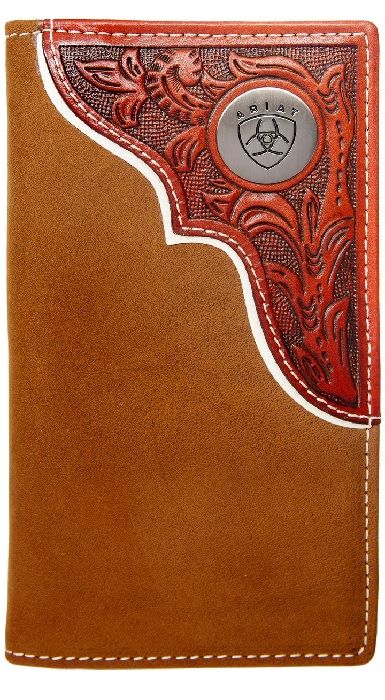 WALLET ARIAT RODEO TOOLED OVERLAY WLT1112A 