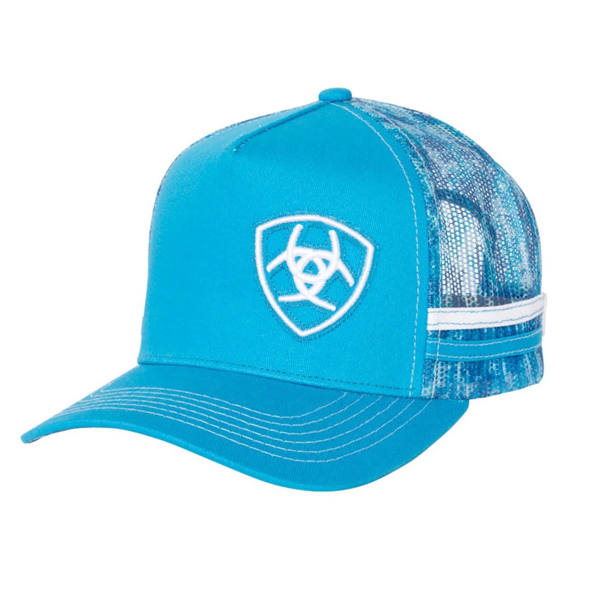 ARIAT DIGI CAMO TRUCKER CAP - BLUE JEWEL 