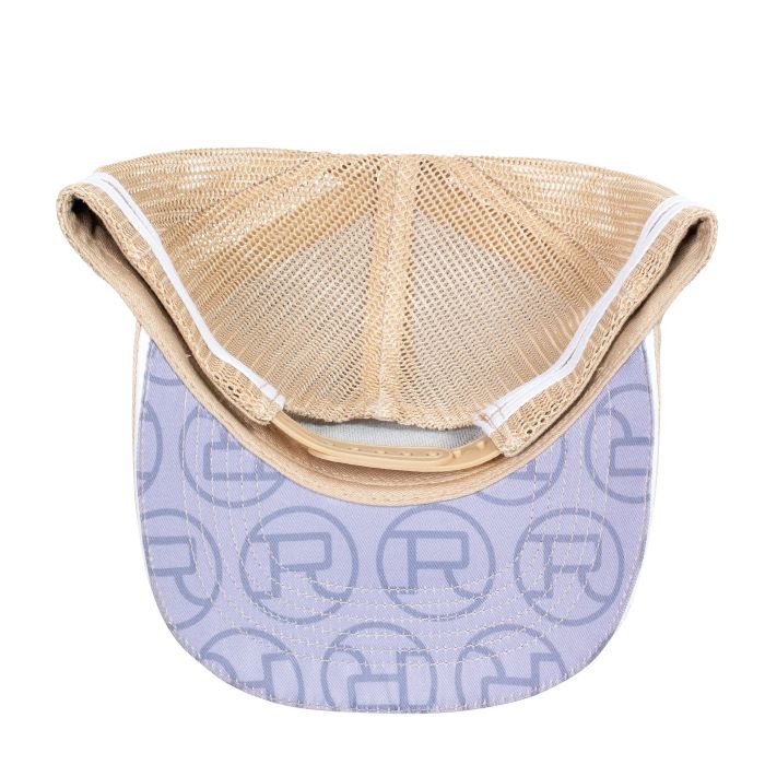 Roper Trucker Mini Plaid Cap - Fawn/stone 
