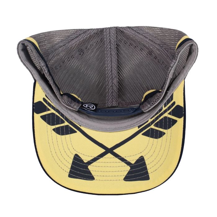 Roper Bison Print Trucker Cap - Navy [sz:2]