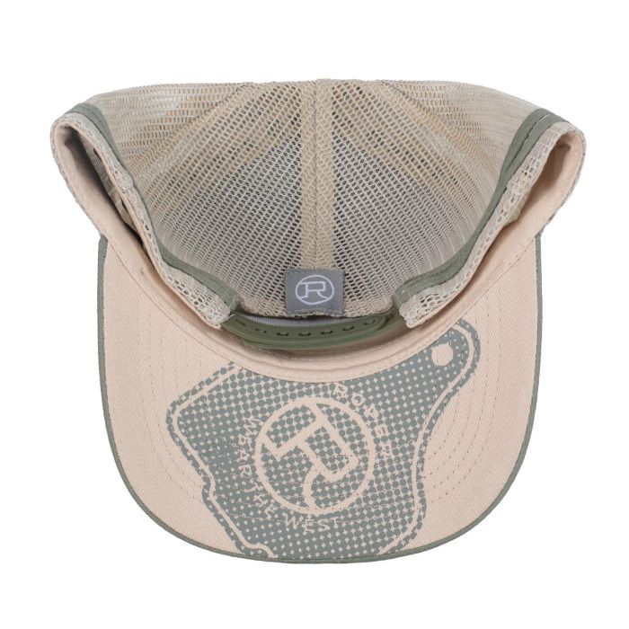 Roper Cattle Tag Trucker Cap - Olive Green 